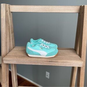 Puma Easy Rider Vintage Little Kids’ Sneakers Toddler Size 7C Aqua/Turquoise